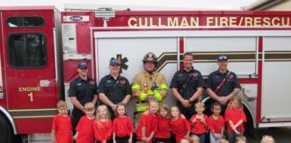 Sacred Heart students visit Cullman Fire Rescue