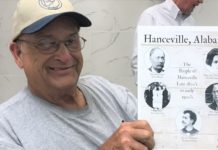 Hanceville talks festivals, new local historical book
