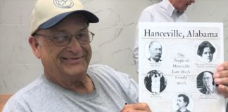 Hanceville talks festivals, new local historical book