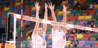 No. 16 Wallace State volleyball notches 30th win of season; Women’s golf finishes runner-up in Redhawk Classic