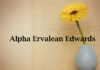 Obituary: Alpha Ervalean Edwards