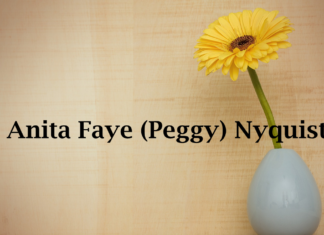Obituary: Anita Faye (Peggy) Nyquist