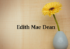 Obituary: Edith Mae Dean