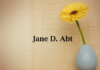 Obituary: Jane D. Abt