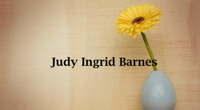 Obituary: Judy Ingrid Barnes