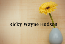 Obituary: Ricky Wayne Hudson