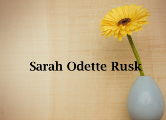 Obituary: Sarah Odette Rusk