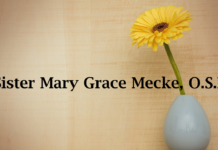 Obituary: Sister Mary Grace Mecke, O.S.B.