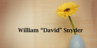 Obituary: William “David” Snyder
