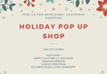 Holiday Pop Up Shop Saturday at Extension office
