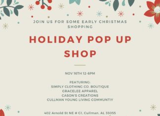 Holiday Pop Up Shop Saturday at Extension office