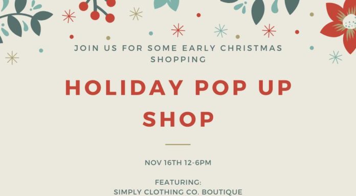 Holiday Pop Up Shop Saturday at Extension office