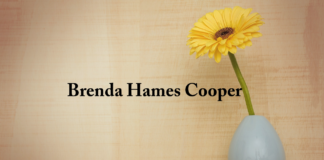 Obituary: Brenda Hames Cooper