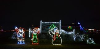 Catch the Christmas spirit at Sportsman Lake Park