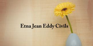 Obituary: Etna Jean Eddy Civils