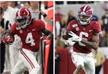 Alabama Football’s Jeudy, Smith named semifinalists for Biletnikoff Award