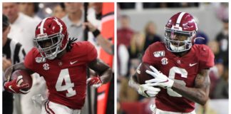 Alabama Football’s Jeudy, Smith named semifinalists for Biletnikoff Award
