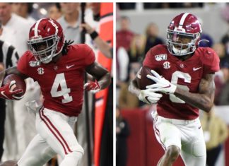 Alabama Football’s Jeudy, Smith named semifinalists for Biletnikoff Award