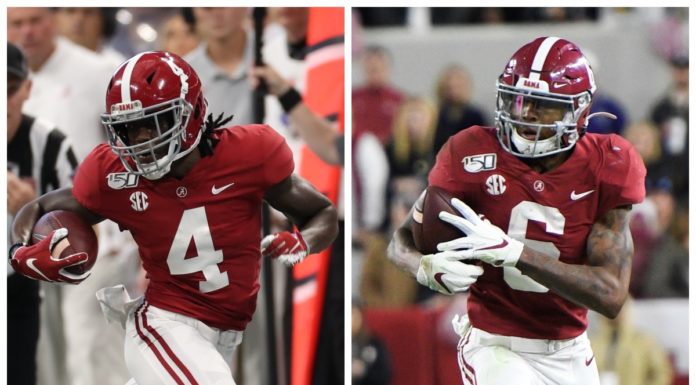 Alabama Football’s Jeudy, Smith named semifinalists for Biletnikoff Award
