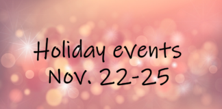 LIST: Holiday events: Nov. 22-25