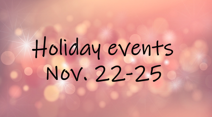 LIST: Holiday events: Nov. 22-25