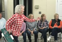 SIZZLIN’ SENIORS: Ladies whoop up on the men in bean bag baseball