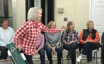 SIZZLIN’ SENIORS: Ladies whoop up on the men in bean bag baseball