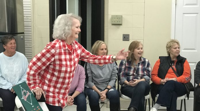 SIZZLIN’ SENIORS: Ladies whoop up on the men in bean bag baseball