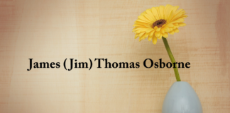 Obituary: James (Jim) Thomas Osborne