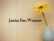Obituary: Janice Sue Wisener