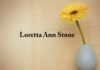 Obituary: Loretta Ann Stone