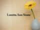 Obituary: Loretta Ann Stone