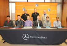 Wallace State has first students sign with Mercedes-Benz Tech Co-Op program