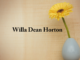 Obituary: Willa Dean Horton