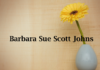 Obituary: Barbara Sue Scott Johns