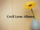 Obituary: Cecil Leon Allums