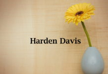 Obituary: Harden Davis