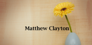 Obituary: Matthew Clayton