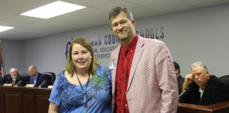 CCBOE honors outstanding teachers, talks state report card