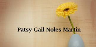 Obituary: Patsy Gail Noles Martin