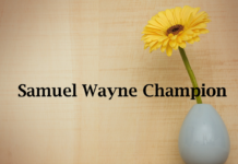 Obituary: Samuel Wayne Champion