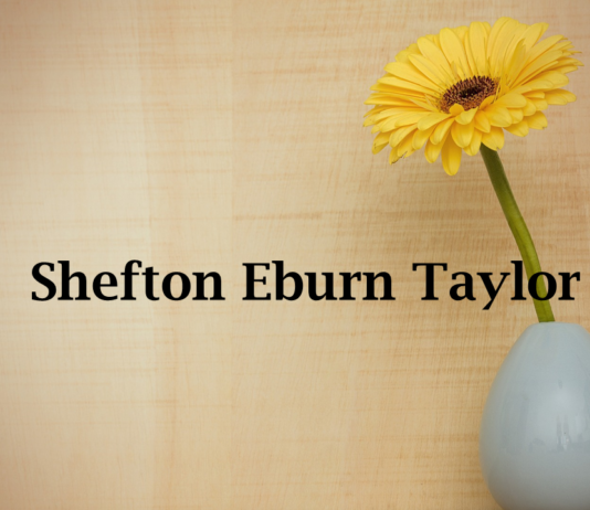 Obituary: Shefton Eburn Taylor