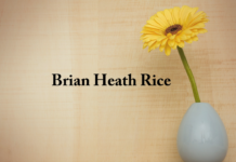 Obituary: Brian Heath Rice
