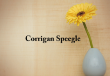 Obituary: Corrigan Speegle