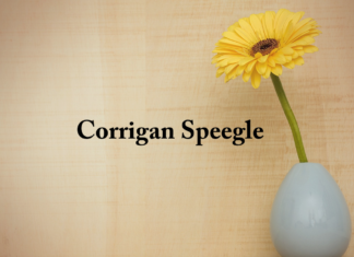 Obituary: Corrigan Speegle
