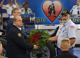 Wreaths Across America: Walmart Transportation honors veterans with nationwide wreath placement project