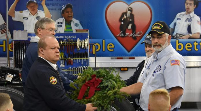 Wreaths Across America: Walmart Transportation honors veterans with nationwide wreath placement project