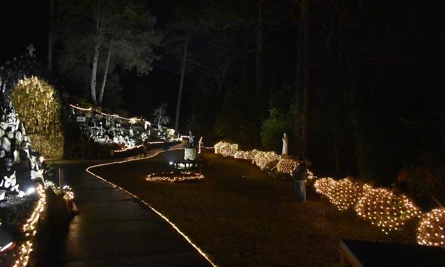 A sense of the divine: Ave Maria Grotto lit up for Christmas