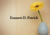 Obituary: Emmett D. Patrick