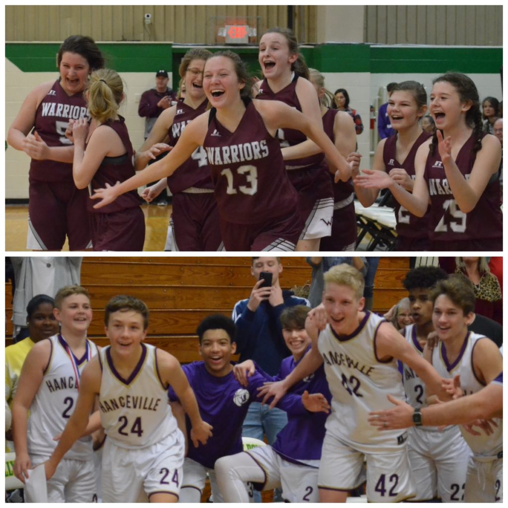 MIDDLE SCHOOL BASKETBALL West Point, Hanceville win thrillers to